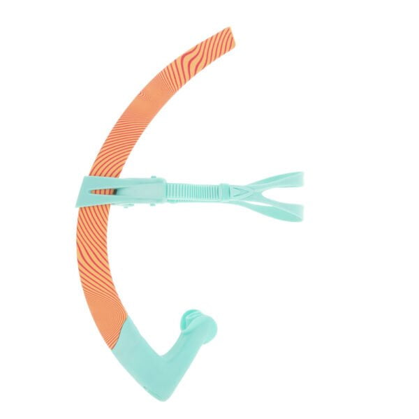 FOCUS SNORKEL LIGHT BLUE ORANGE - Focus Swim Snorkel