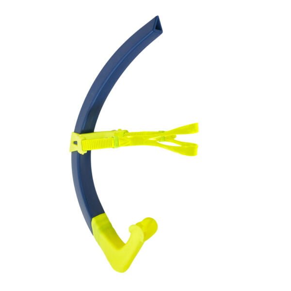 FOCUS SNORKEL REGULAR NAVY YELLOW left - Focus Swim Snorkel