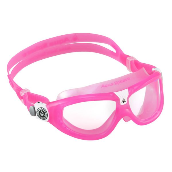 SEAL 2 KID Clear Lens Pink & White