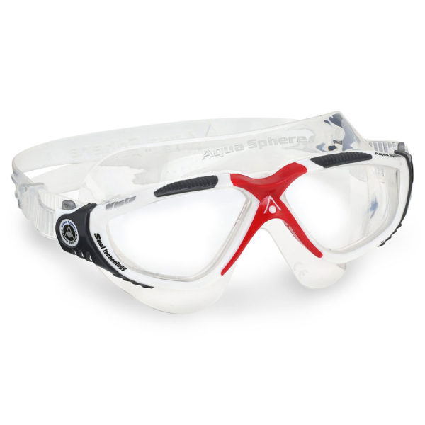 VISTA - Clear Lens / White & Red