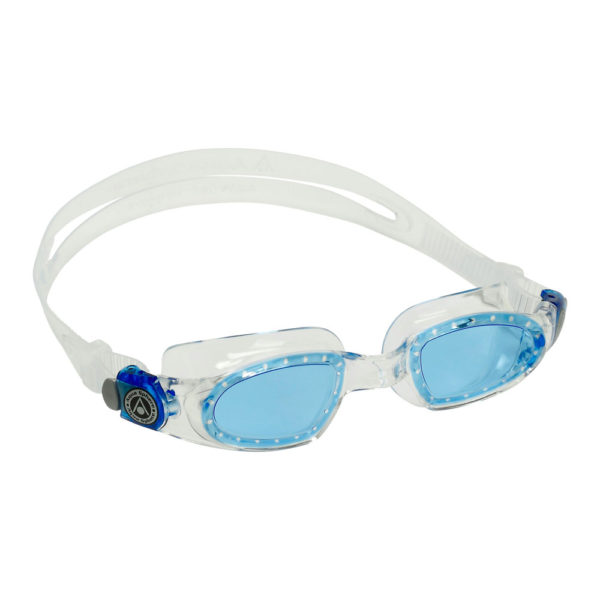 AquaSphere Mako Black Swimming Goggles With Double Strap Soft Silicone 