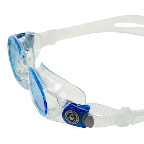 MAKO EP2850040LB blue lens CLEAR BLUE BUCKLES PART - Mako 2 Swim Goggles