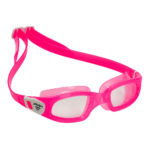 TIBURON KID EP2880209LC clear lens PINK WHITE BUCKLES RIGHT - Tiburon Kid Goggles