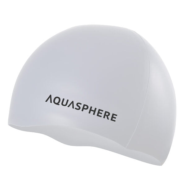 PLAINCAP WHITE BLACK - PLAIN CAP – SWIM CAP